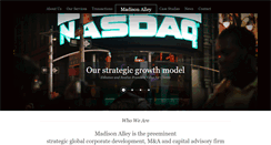 Desktop Screenshot of madisonalley.com